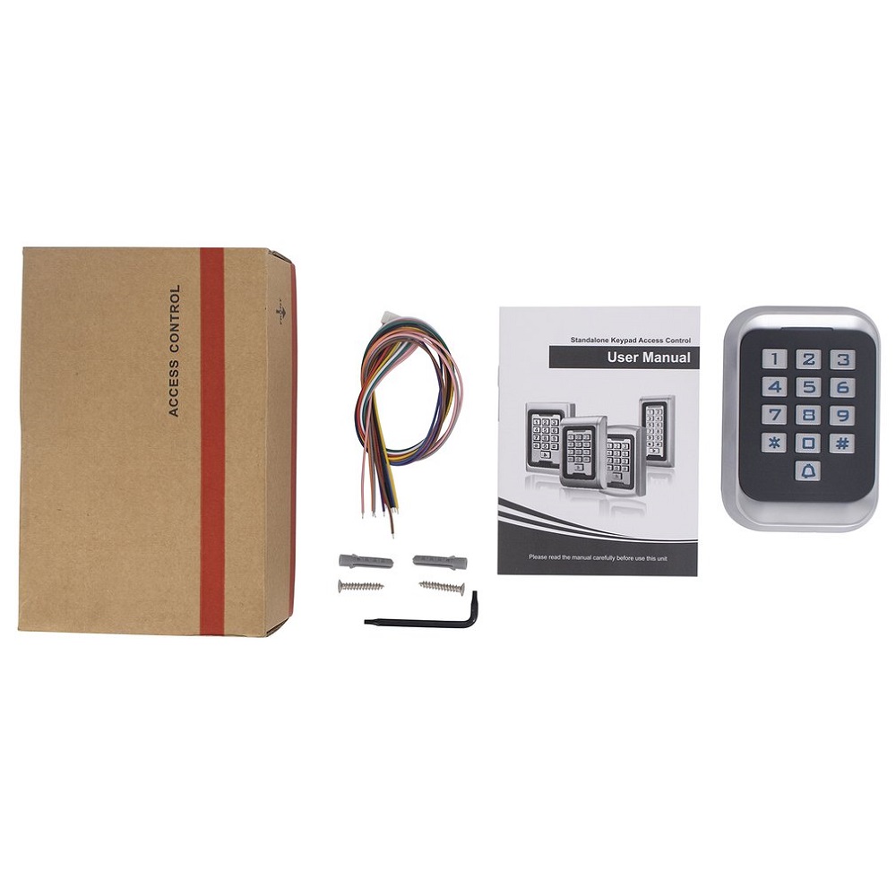H4 IC/ID Version Access Door Entry System Kits for Metal Standalone Access Control Keypad Code Access Reader