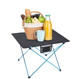Camping Folding Table Portable Ultra Light Aluminum Alloy Picnic BBQ Square Table Outdoor Climbing Max Load 150kg