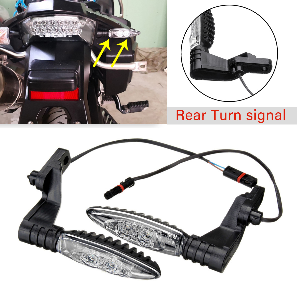 Motorcycle LED Turn Signal Indicator Light For BMW R1200 F800 F650GS F700GS