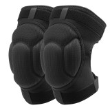 KALOAD 1Pair Sports Knee Pads Knee Support with Thickened Foam Anti-collision Anti-slip Outdoor Sports Knee Protection