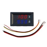 KEWEISI DC 0-100V/10A 50A 100A LED DC Dual Display Digital Voltmeter Ammeter Car Motocycle Voltage Current Power Meter