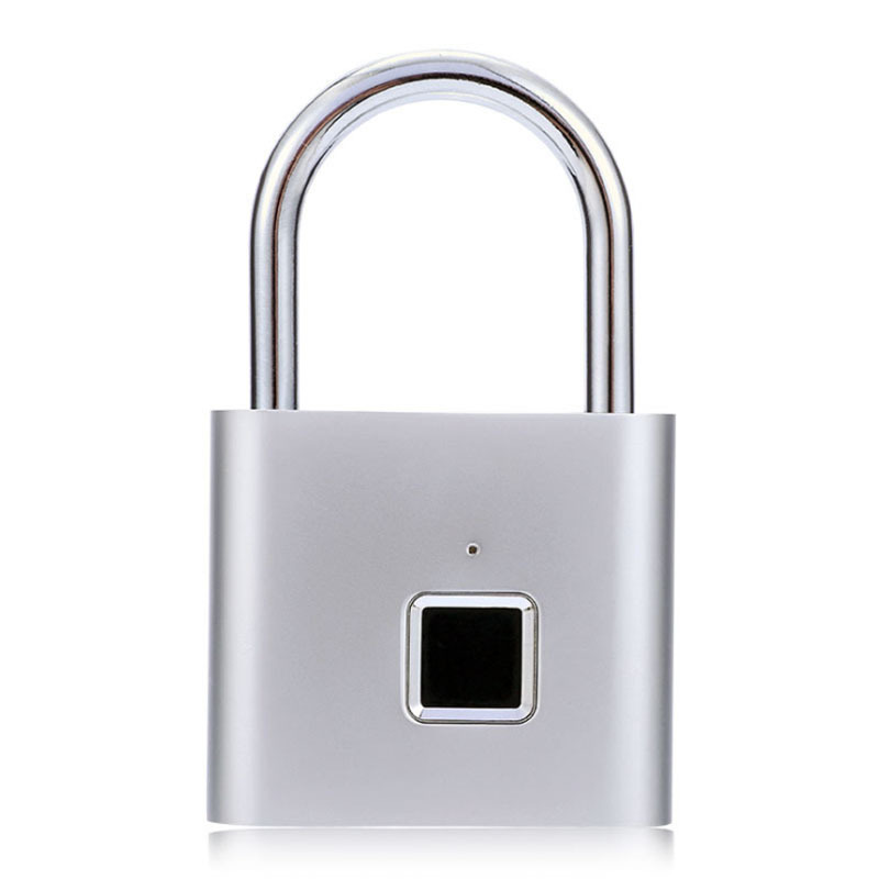 Keyless Fingerprint Lock Smart Padlock Door Lock 0.1s Unlock Portable Anti-theft Fingerprint Padlock USB Charging