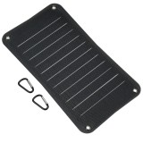 10W Solar Charger Pack Solar Power Charger Panel for Cell Phone Camping Riding Climbing Travel Outdoor Activity