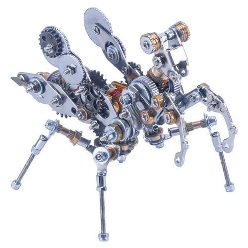 MACHINE PLANET Metal Insect Mantis Jigsaw Puzzle Model DIY Mecha Creative Crafts Collection Holiday Gifts for Men and Children Indoor Toys