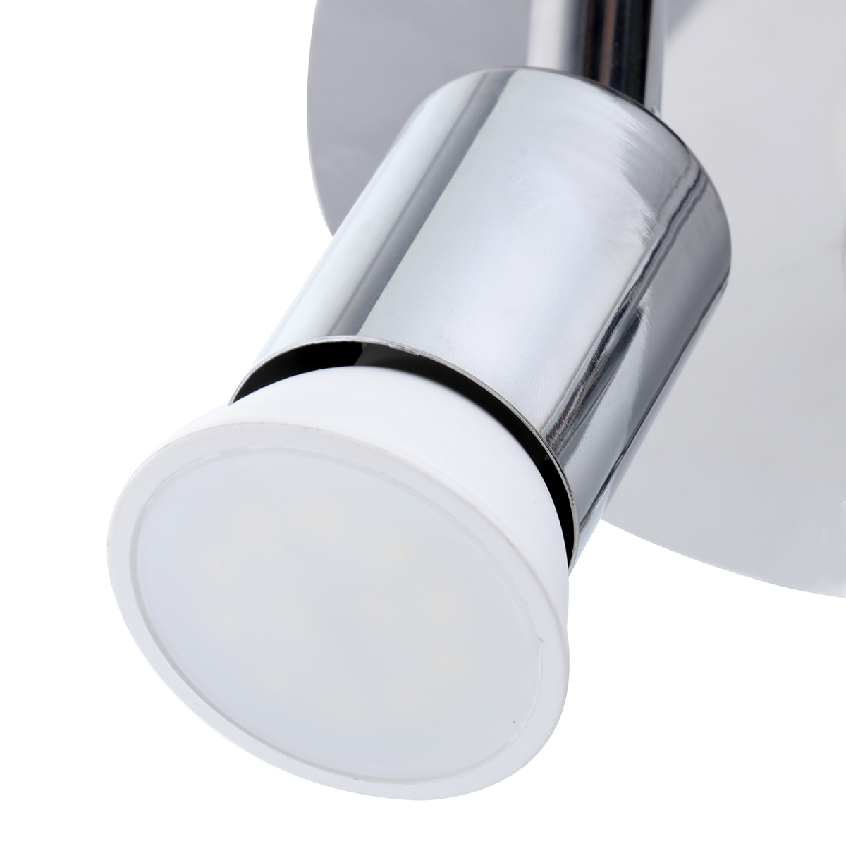 Elfeland 100-220V 3 Way GU10 LED Rotatable Ceiling Light Lamp Bulb Spotlight Fitting Home Lighting