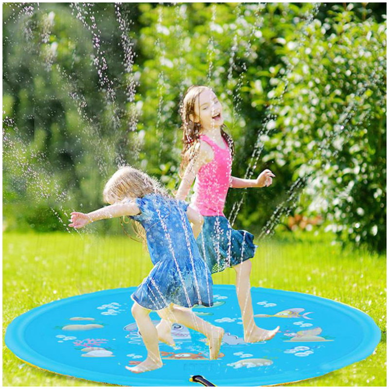 Sprinkler Water Spraying Mat Splash Inflatable Pad Summer Water Spraying Toys Outdoor Children Swimming And Playing With Water Toys