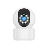 Guudgo 1080P 8 LED Indoor PTZ WIFI IP Camera Two Way Audio Wifi Camera Cloud Storage Waterproof Night Vision CCTV Video Dual Light Source Baby Monitor