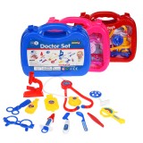 13 Pcs Simulation Role Play Doctor Nurse Stethoscope Tool Set Educational Toy for Kids Gift