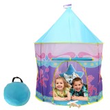 Portable Popup Kids Play Tent Children Princess Play Tent Castle Foldable Games Playhouse with Carry Bag for Boys and Girls