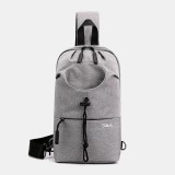 Men Large Capacity Independent Water Cup Bag Chest Bag Oxford Multifunction Breathable Shoulder Bag Crossbody Bags