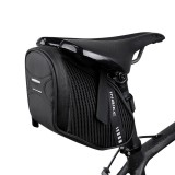 INBIKE 210D Bicycle Rear Seat Tail Bag Reflective Warning Strip Hard Shell Can Hang Tail Light Bicycle Bag Waterproof Bicycle Saddle Bag