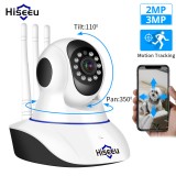Hiseeu 1536P IP Camera WIFI Wireless 3MP Smart Home Security Camera Surveillance 2-Way Audio CCTV Pet Camera 2mp Baby Monitor