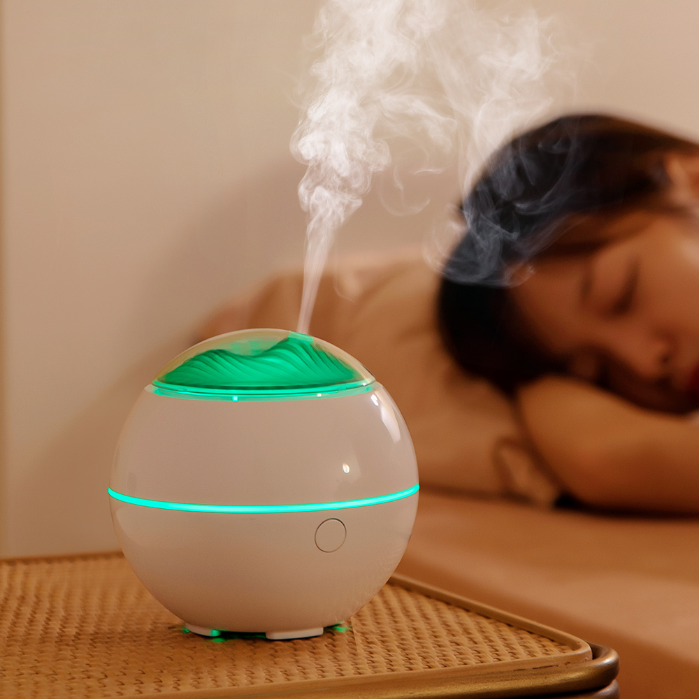 100ml Mini Humidifier Aroma Essential Oil Diffuser USB 2 Gear Ultrasonic Fog Mist Maker with Colorful Lights for Home Bedroom Office