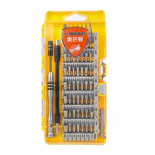 OBADUN 58-IN-1 Multifunctional Professional Precision Screwdriver Set for Electronics Mobile Phone Notebook Watch Disassemble Repair Tools Practical Portable Widely Used