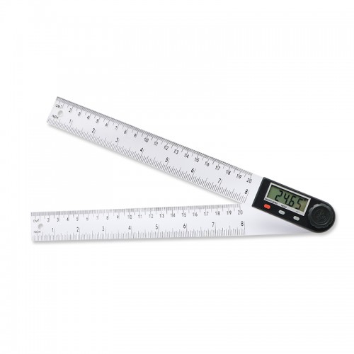 200/300/500mm Digital Angle Finder Protractor Inclinometer 360 Degree Angle Ruler mm and Inch Scale Transport Plastic Ruler Woodworking Measuring