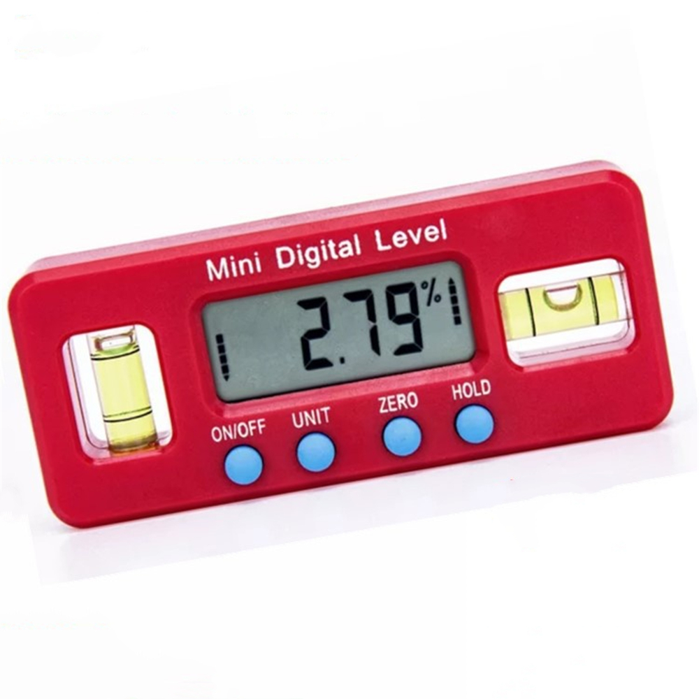 Mini Digital Display Torpedo Inclinometer Angle Ruler Level Inclinometer Level Meter Spirit Protractor