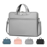 Laptop Bag Oxford Cloth Waterproof Notebook Sleeve Bag Inner Case Flannelette Protection Double Zippers Shoulder Bag for 13-15.6” Laptops Macbook