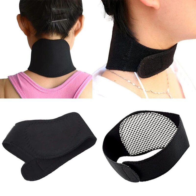 Health Care Neck Support Massager Tourmaline Infrared Self-heating Neck Belt Protection Spontaneous Heating Belt Body Massager