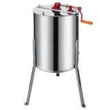 Manual Honey Extractor 4 Frame Bee Extractor Stainless Steel Honey Spinner with Stand Beekeeping Equipment