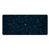 Circuit Diagram Extra Large Mouse Pad 900*400*4MM Thickened Locked Edge Keyboard Pad Non-Slip Rubber Desktop Mouse Mat for Home Office Game
