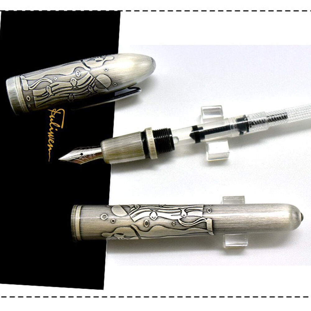 Fuliwen 2049 M Nib Fountain Pen Business Stationery Office School Supplies Fashion Writing Pens Gift