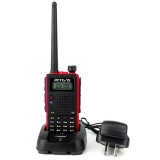 RETEVIS RT5 136-174MHz + 400-520MHz 128CH Handheld Two-segment Walkie Talkie, AU Plug (Red)
