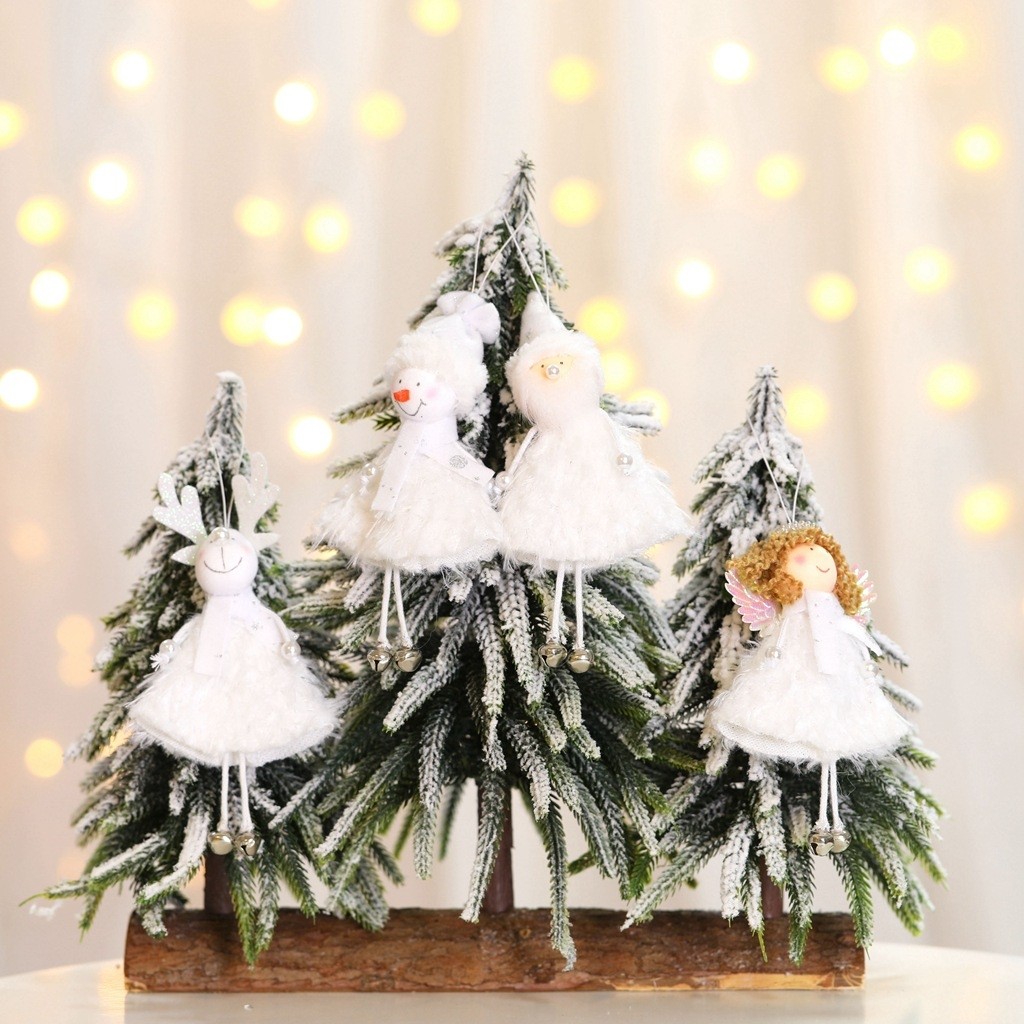 5 PCS Christmas Ornaments Christmas Tree Small Pendant Fireplace Window Ornaments (Santa Claus)