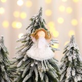 5 PCS Christmas Ornaments Christmas Tree Small Pendant Fireplace Window Ornaments (Angel)
