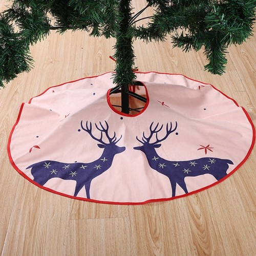 Christmas Ornaments Christmas Tree Bottom Skirt Decoration (Double Deer)