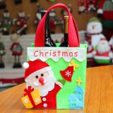2 PCS Christmas Candy Gift Bag Christmas Decoration Candy Bag Christmas Gift Bag (Santa Claus)