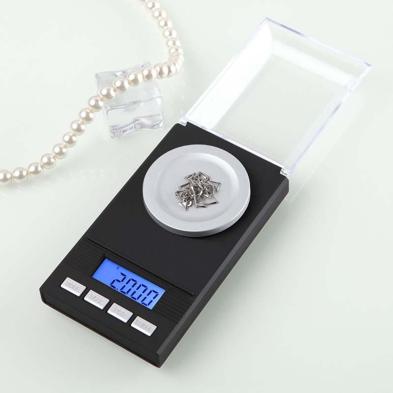 50g/0.001g High-Precision Portable Jewelry Scale Mini Electronic Scale Precision Carat Electronic Scale