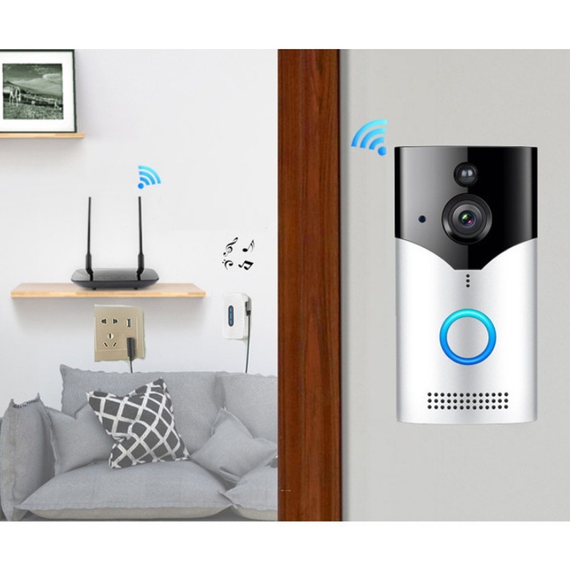 WT602 Low-Power Visual Smart Video Doorbell WiFi Voice Intercom Remote Monitoring Doorbell, Doorbell