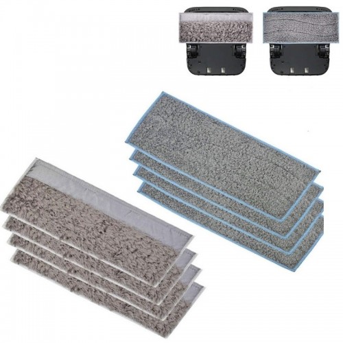 Sweeper Accessories Mop Wet & Dry Type for IRobot Braava / Jet / M6, 8-piece Set (4 Dry Wipes + 4 Wet Wipes)