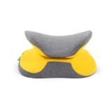 BEWALKER Multifunctional Student Portable Nap Pillow Waist Support Foldable Memory Foam Nap Pillow Office Sleeping Pillow, Size: 38x20x15cm (Lemon Yellow)