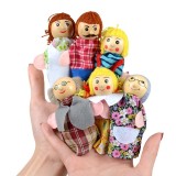 A601 Family Finger Doll Puzzle Early Childhood Parent-Child Story Toy