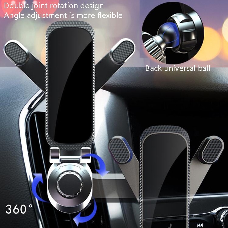 B-003 Car Mobile Phone Bracket Outlet Universal Extended Bracket (Black)