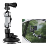 Sunnylife TY-Q9415 Aluminum Alloy Phone Holder Car Suction Cup Bracket Holder for GoPro HERO10 Black / HERO9 Black / HERO8 Black / HERO7 /6 /5 /5 Session /4 Session /4 /3+ /3 /2 /1, DJI Osmo Pocket 2 / Osmo Action, Insta360 One R, and Other Action Cameras, Color: Bracket