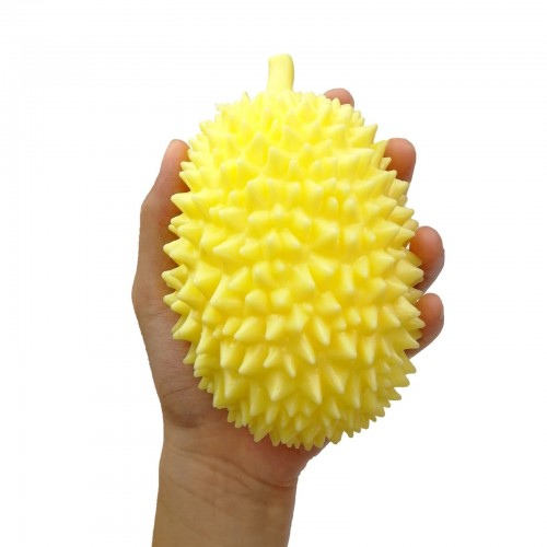 4 PCS Decompression Durian Vent Pinch Fun Children Fruit Hand Pinch Decompression Ball Toy (Yellow)