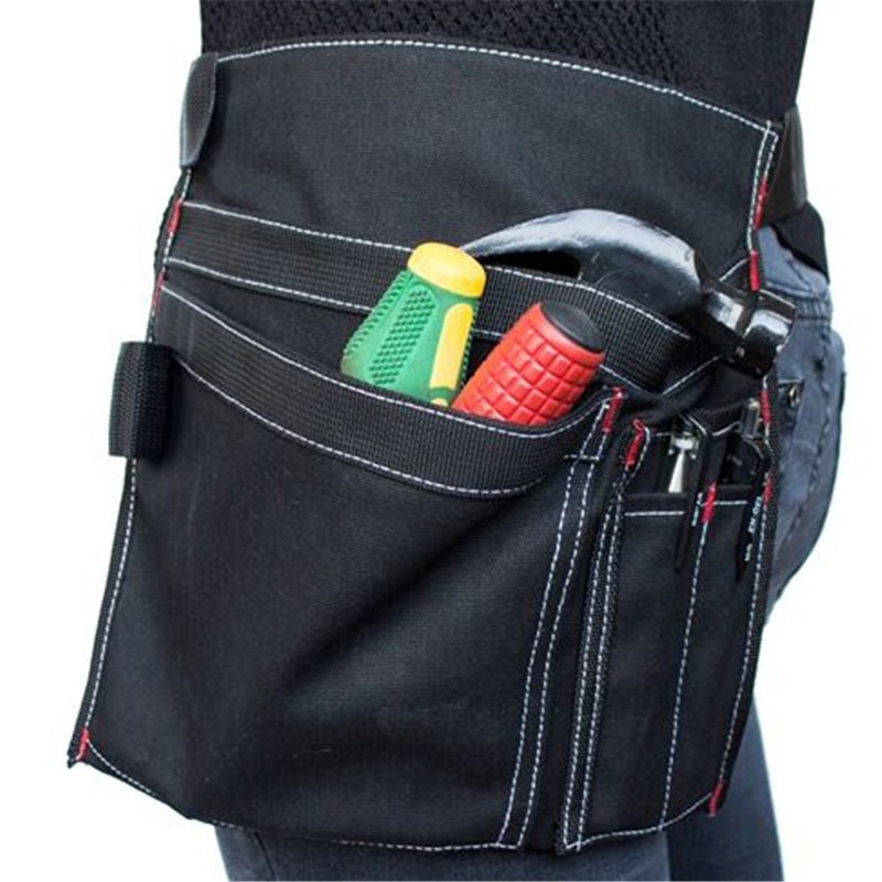 GJD-1 Multi-Function Electrician Tool Bag Portable Hardware Tool Storage Bag Garden Trimming Tool Bag (Black)