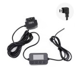 HS-01 Car Charger Line 24V To 5V Driving Recorder Buck Line Digital Shortage Video ACC Power Cord, Style: Mini Left Elbow