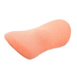 Car Supplies Lumbar Support Memory Foam Car Backrest Lumbar Cushion Seat Cushion Lumbar Pillow, Color: Cationic Orange