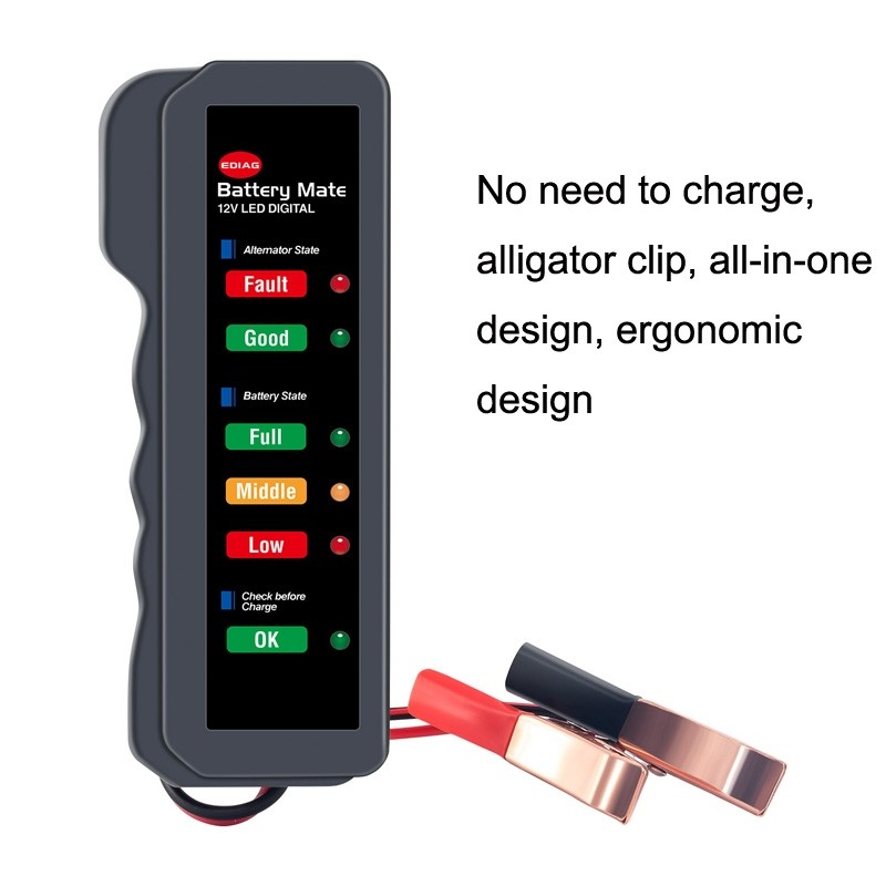 12V Automotive Battery Tester Fault Diagnosis Instrument