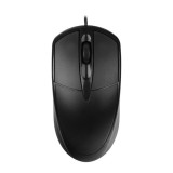 BM740 Wired Mouse 3 Buttons 1000DPI Ergonomic Optical Mice with Bulit-in Iron Weight for Office Business PC Laptop