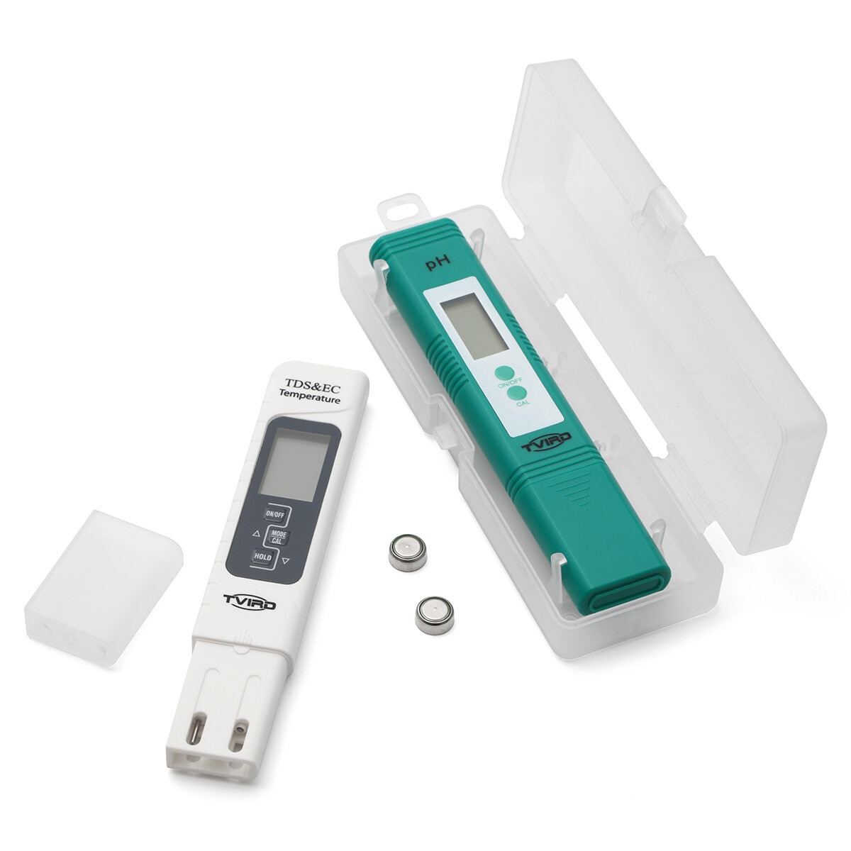 PH0-14 LCD Digital PH Meter + 3 in 1 TDS-EC Water Purity Hydroponic Water Tester Pen