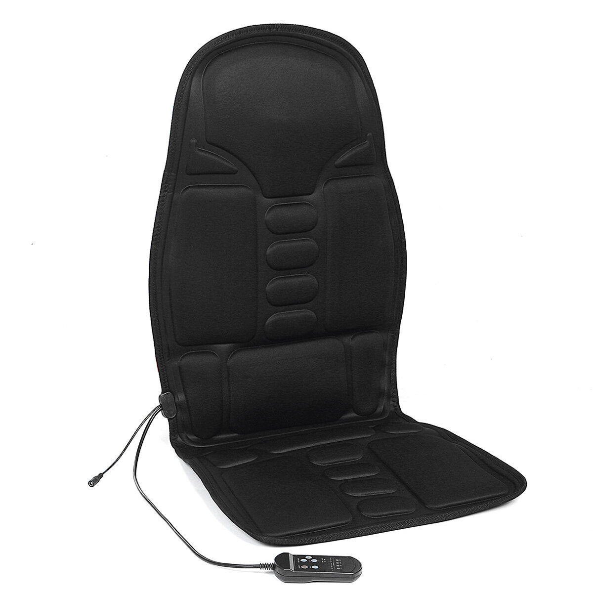 Electric Vibrating Car Massage Cushion Portable Infrared Heating Chair Back Vibrator Massage Cushion Intelligent Control 5 Modes Massage Car Sear Cushion