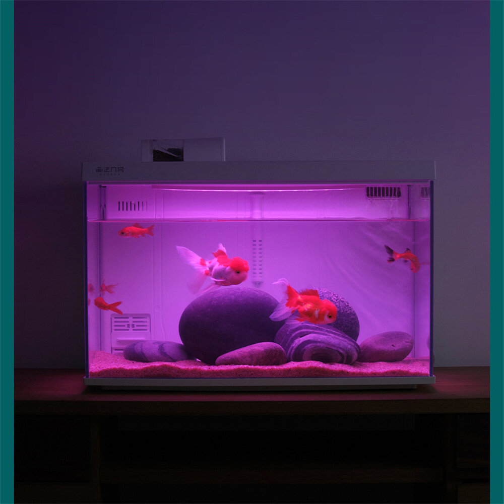 Descriptive Geometry DESGEO 30L Fish S600 Aquarium Tank Smart Feeder With Heater UV Lamp Self-Cleaning Work With Mijia App Temperature Control Automatic From Xiaomi Youpin Stepless Water Pump