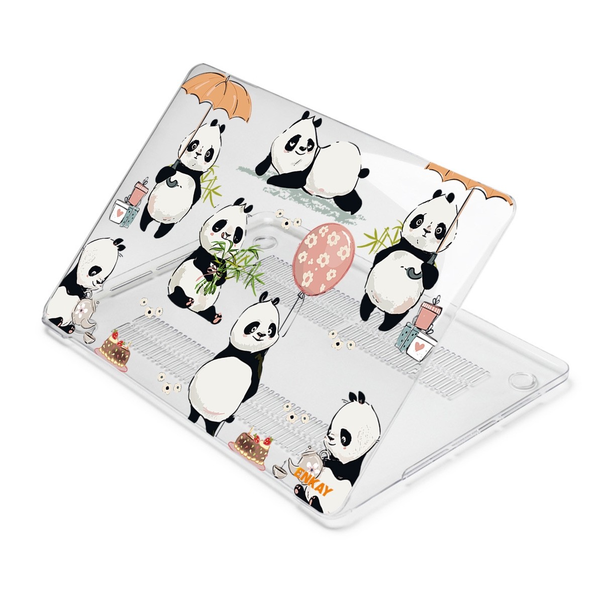 ENKAY Animal Series Pattern Laotop Protective Crystal Case For MacBook Pro 13.3 inch A2251 / A2289 / A2338 2020 (Panda)