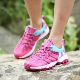 Large Size Women Non-slip & Wear-resistant Mesh Climbing Shoes Comfortable Outdoors Hiking Shoes