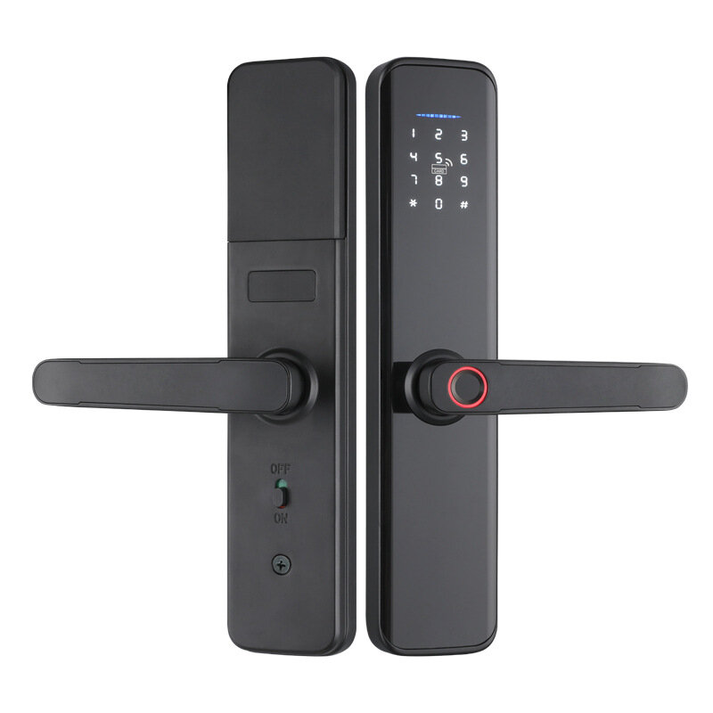 WAFU WF-007B-PRO Tuya Bluetooth WIFI Smart Fingerprint Electronic Lock Indoor Password Office Door Lock for Hotel Home