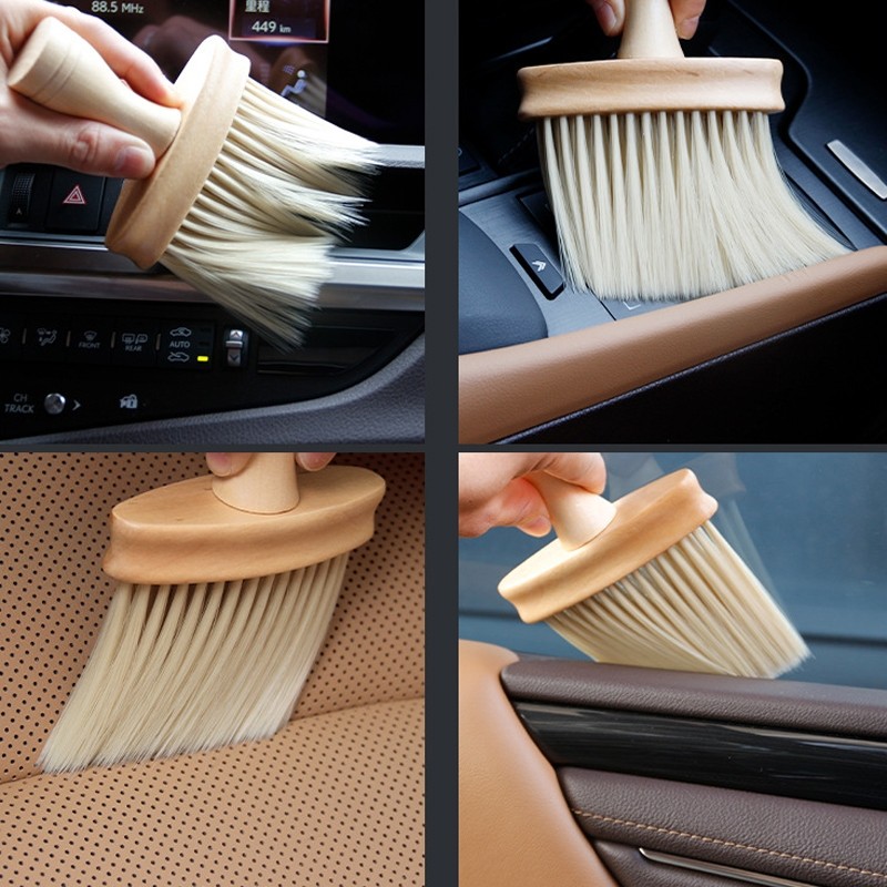 3 PCS Car Air Conditioning Vent Cleaning Brush Interior Cleaning Detail Brush (1920)